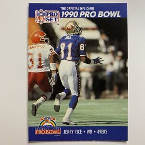 1990 Pro Set Football Card Jerry Rice #411 Vintage HOF